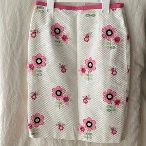 NWT Cynthia Steffe Embroidered Skirt Size 4